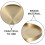 Brass Cup Coasters Set of 3 3