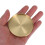 Brass Cup Coasters Set of 3 5