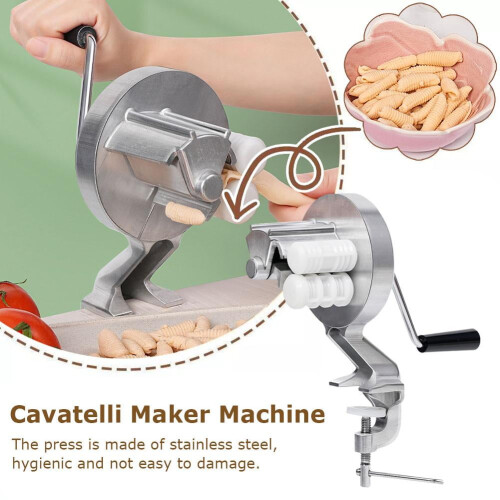 Machine à cavatelli – Acier inoxydable, à manivelle, 2