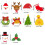 Weihnachtskarten für Weingläser – 100 Stück 3