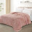 Microfiberfilt i queen size med jacquardmönster 2