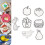 3D Foam Texture DIY Painting Canvas Sheets 4