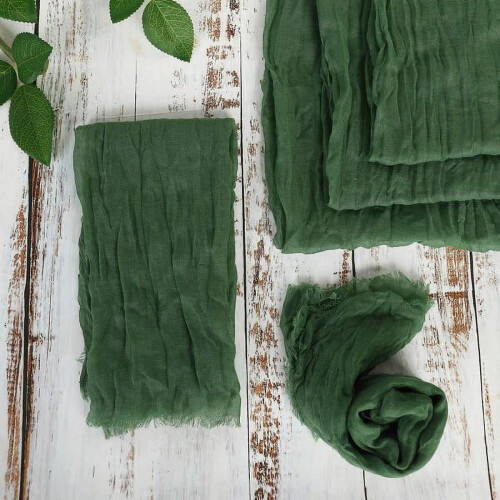 Χαρτοπετσέτες BalsaCircle Moss Green σε σχήμα τυριού, 5 τεμάχια 2