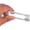 Lot de 6 mini pinces de service en acier inoxydable 3
