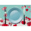 Sets de table Saint-Valentin motif cœur lavables 45,7 x 30,5 cm 5