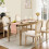 Chemin de table bohème en macramé, coton-polyester, 30 cm 3