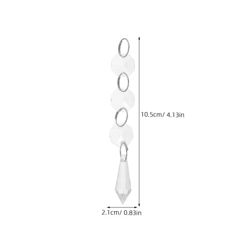 20 pendentifs décoratifs en cristal acrylique 1