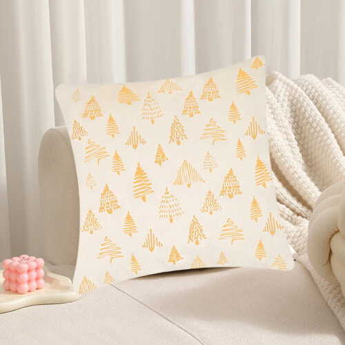 Jule Beige Satin Pudebetræk 45x45cm 2