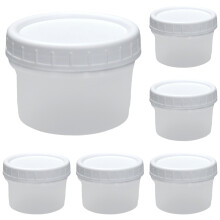 Conjunto de 6 recipientes para armazenamento de alimentos de 120ml (4oz) sem BPA com tampas