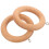 Holzgardinenringe, braun, 8 cm 1