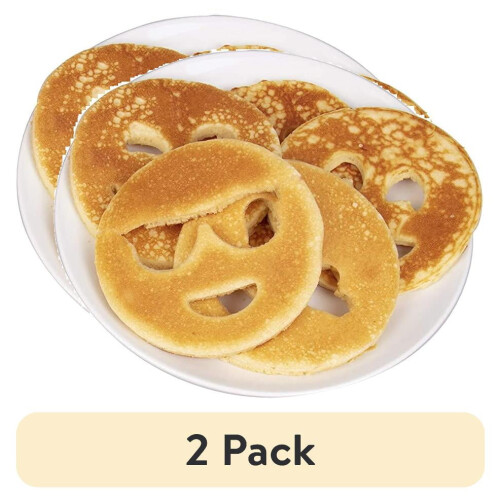 Emoji siliconen pannenkoek- en eiervormen set van 4