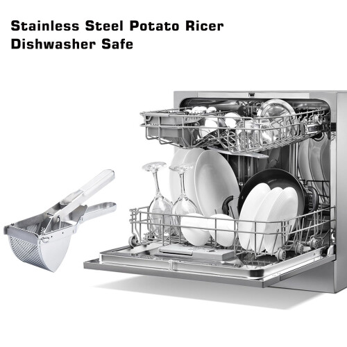 Presse-purée en acier inoxydable 620 ml 2