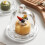 Glasfat med dessertkupa 12,3 cm 4