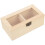 Porte-sachets de thé en bois beige à 2 compartiments 4