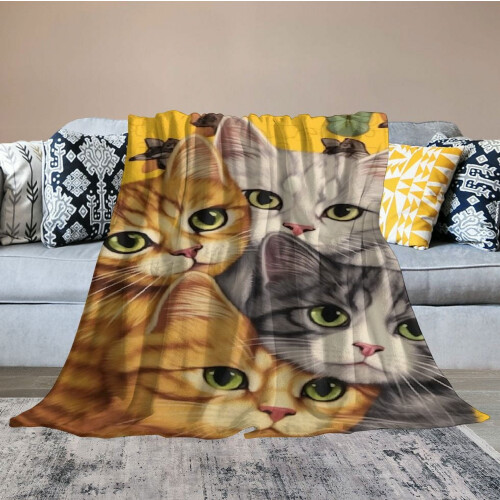 Katteflanel tæppe 150x200cm 1