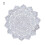 Polyester Cup Mat with Embroidered Flower Design 2