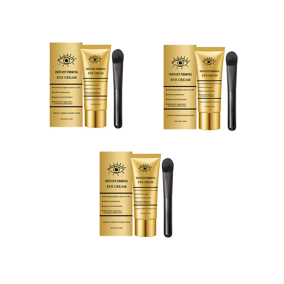 Cream/Dark (3 Set) Instant Remove Wrinkle Eye Eye Bags Circles Anti Puffiness Firm Serum