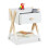 Children's Nightstand with Drawer, X-Design 1