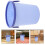 Corbeille à déchets de cuisine violette 12 L 4