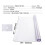 Protetor de mesa retangular em PVC, 42 x 60 polegadas, 2,0 mm 3