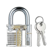 Training Transparent Padlock Visible Padlocks Lock Picking Tool Practice Locksmith Tools Lockpicking Set compatible with Beginners Professionals Kids