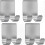 Stainless Steel Razor Holder compatible with Shower Hook (4-Pack) 1