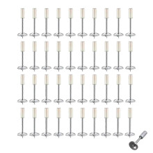40pcs Powerful Concrete Nail Steel Mini Round Nails compatible with Nail Gun