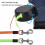 3M/10KG Dog Lead Leash Double Retractable Leash Extendables Lockable 12