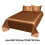Ice Silk Bed Sheet Set Soft Breathable 3-Piece 3