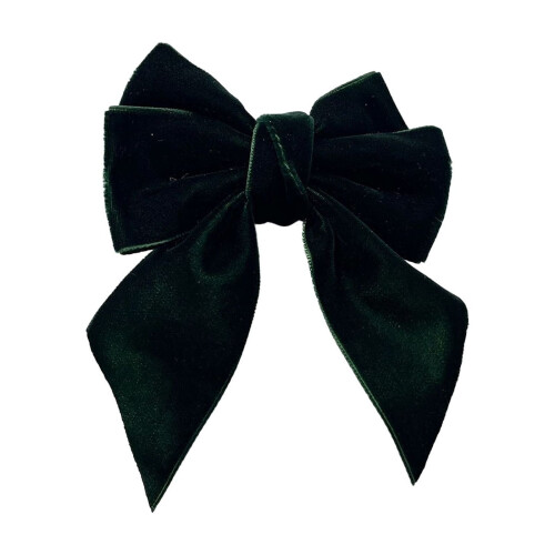 Rød sløjfe servietring, polyester, 1 stk. 1