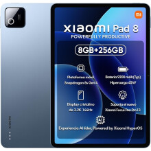 (256GB 8GB, Blue) XIAOMI Pad 8 Ai WiFi 11.2 inches 3.2K 144Hz 9200mAh Four Speakers 13 Mp Model (256GB 8GB)-Grey/Green/Blue