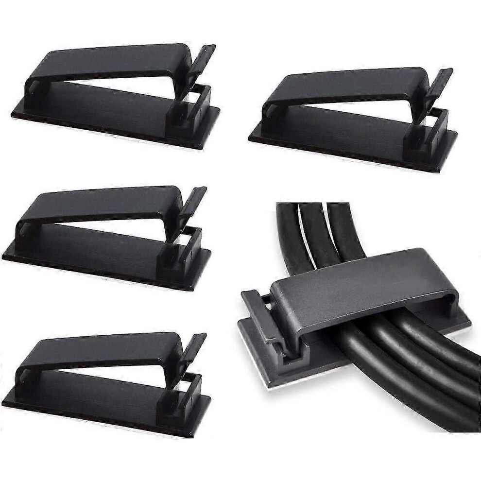 Cable Management, 50Pcs Adhesive Wire Organizer Cable Clips For Ethernet Cables And Cable Management 8587608193218