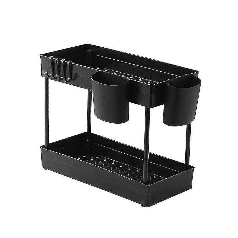 Under Sink Organizer 2 Tier Bathroom Storage Rack Kitchen Desktop Storage Shelf 5286364115306