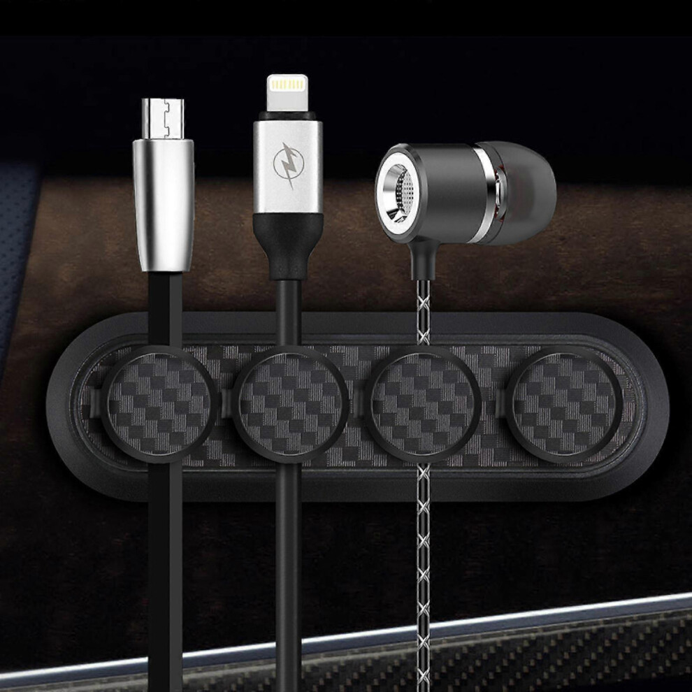 2Pcs Cable Manager Cord Organizer Clip Cable Management Magnetic Desktop Cable Winders Magnetic Cable Clip Cable Wire 5461257328227