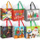 Sacolas de presente de Natal extragrandes com cordão (16,5 x 13 x 6,3 cm) 1