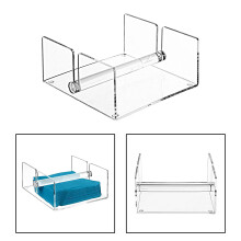 Transparante acryl servettenhouder met verzwaarde stang