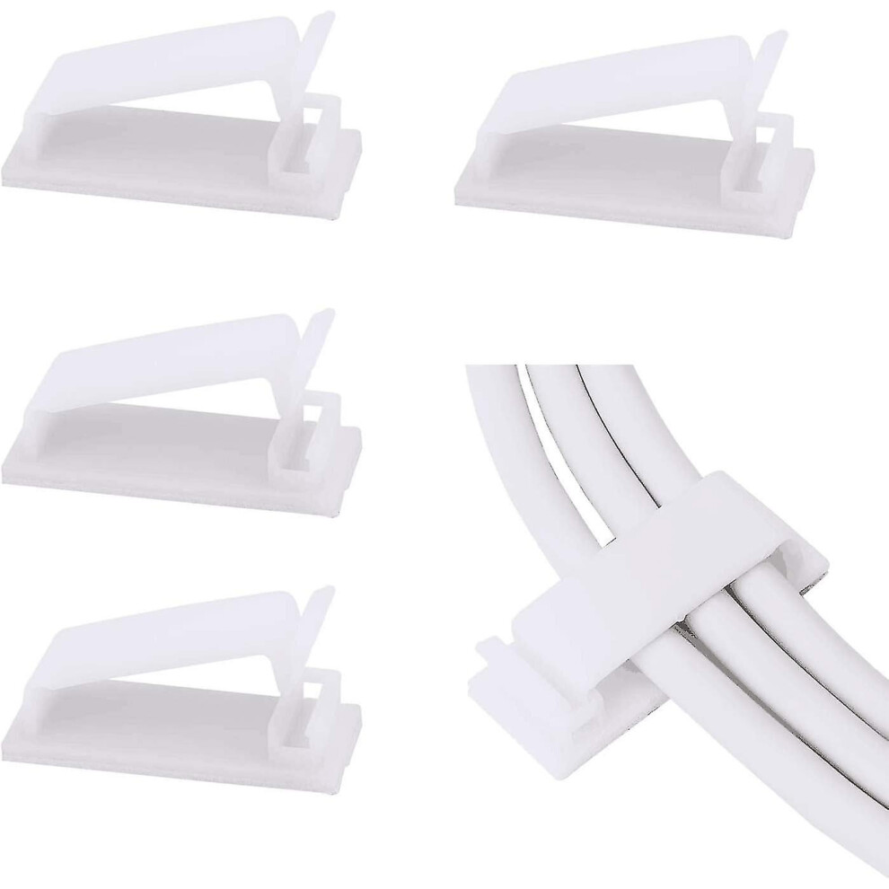 Cable Management, 50Pcs Adhesive Wire Organizer Cable Clips For Ethernet Cables And Cable Management 5461257328272