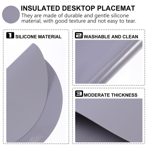 Lot de 2 tapis de cuisson en silicone pour four et micro-ondes 1