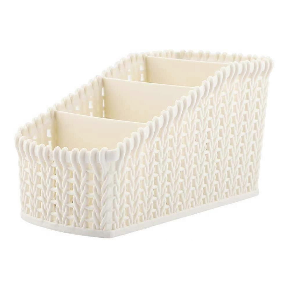 Cosmetic Organizer Bathroom Countertop For Makeup Brushes, Hair Trimmer And Cosmetics