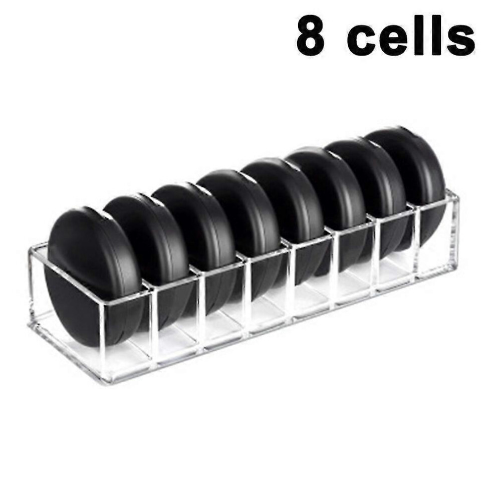 Cosmetic Organizer With 8 Grids For Eyeshadow And Makeup Storage