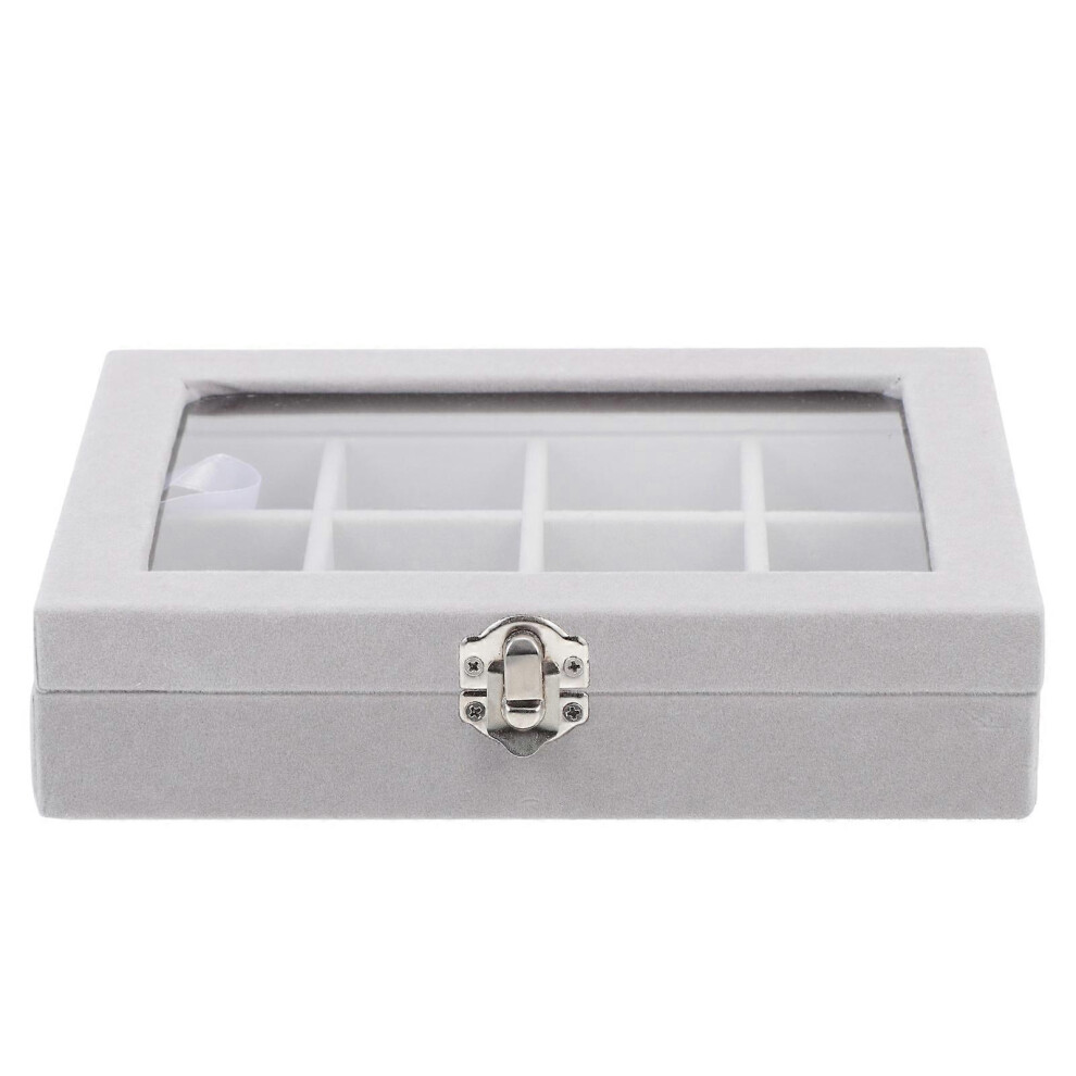 Twelve Grid Jewelry Storage Box for Storage Use Portable Desktop Jewelry Organizer