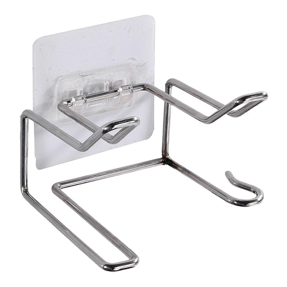 Hair Dryer Holder Bathroom Storage Box Shelf Hanging Rack for