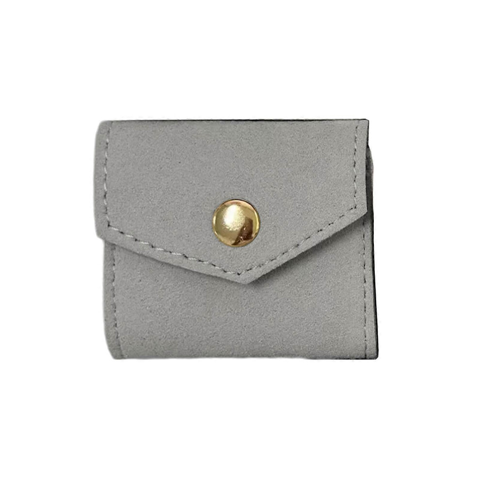 Stylish Jewelry Storage Pouches Fashionable Jewelry Storage Pouches for Earrings and Rings in Microfiber Leather