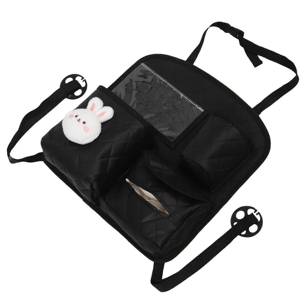 Car Backseat Organizer Hanging Car Storage Organizer Black 8304105396238