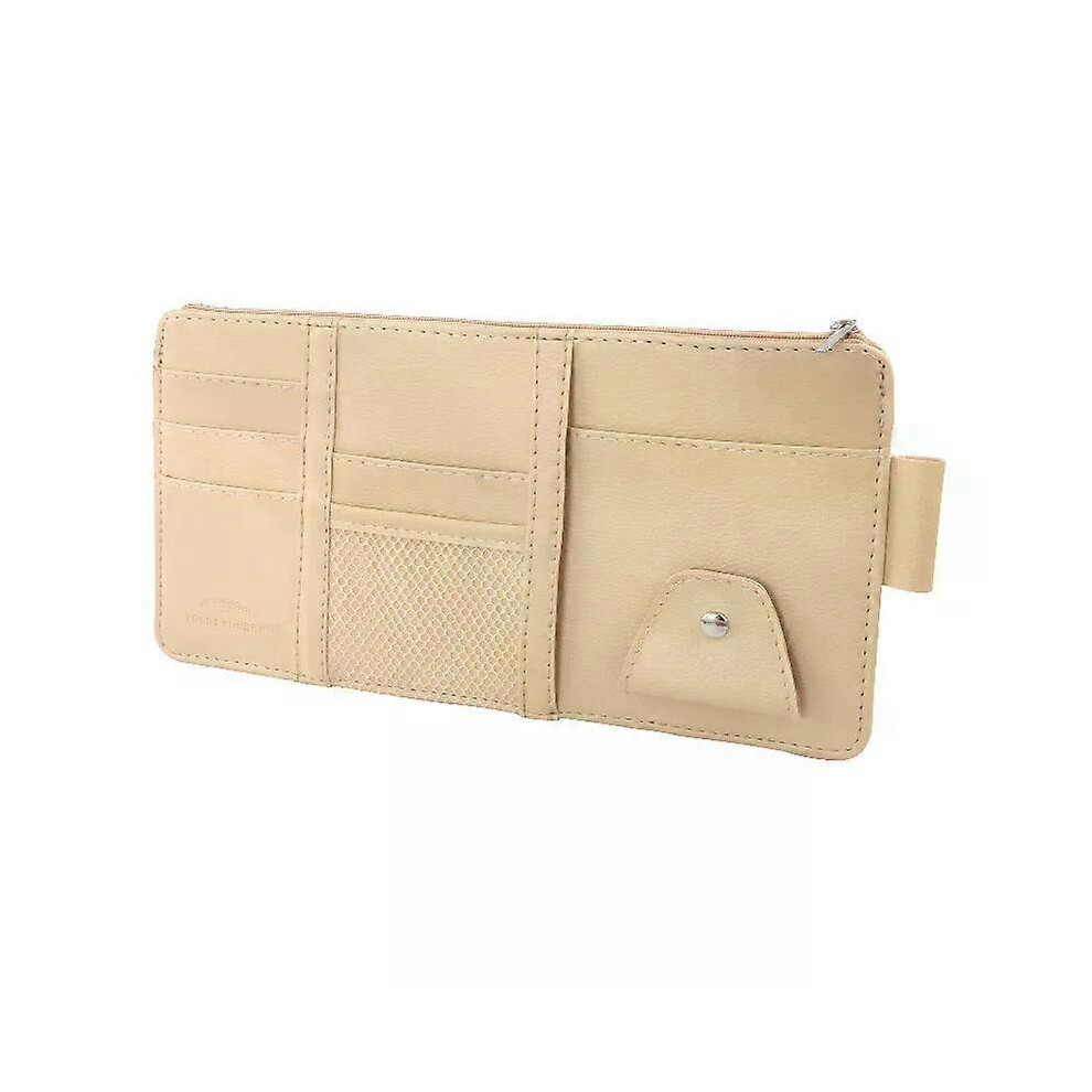 Car Styling Visor Organizer Auto Sun Visor Storage Pouch Car Organizer Sunglasses Holder Card Organizer Ticket Pocket Pen Holder 3692791234220