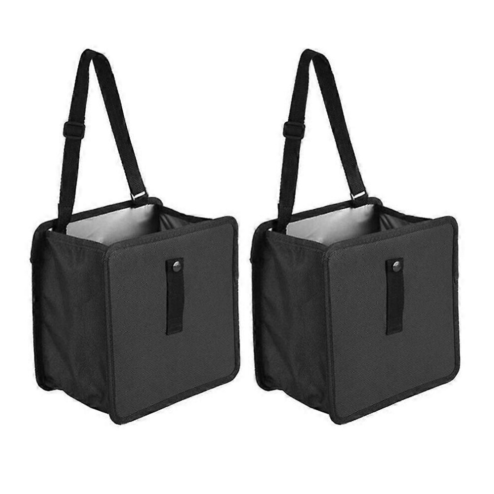 2Pcs Car Backseat Organizers Hanging Car Trash Can Foldable Car Seat Organizer 4383418365081