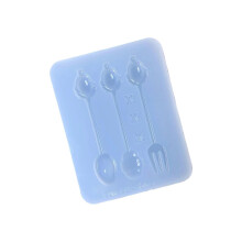 Heat Resistant Spoon compatible withk Silicone Mold Flexible Food Grade compatible with Resin Art Soap Candle Crafts Baking Reusable Mould