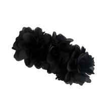 Comcompatible withtable Fabric Floral Banana Clip compatible with Women Stylish Hairpin Secure Nonslip Design Wedding Party Accessories