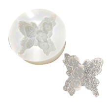Clear Silicone Butterfly Shape Mold With Easy Release Decorative Resin Molds compatible with Keychain Charm Decoration Multicolor