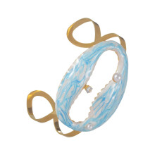 Coastal Charm roestvrijstalen armband met schelp en zeester, verstelbare handketting, stijlvol polssieraad, geschikt voor casual outfits, meerkleurig.